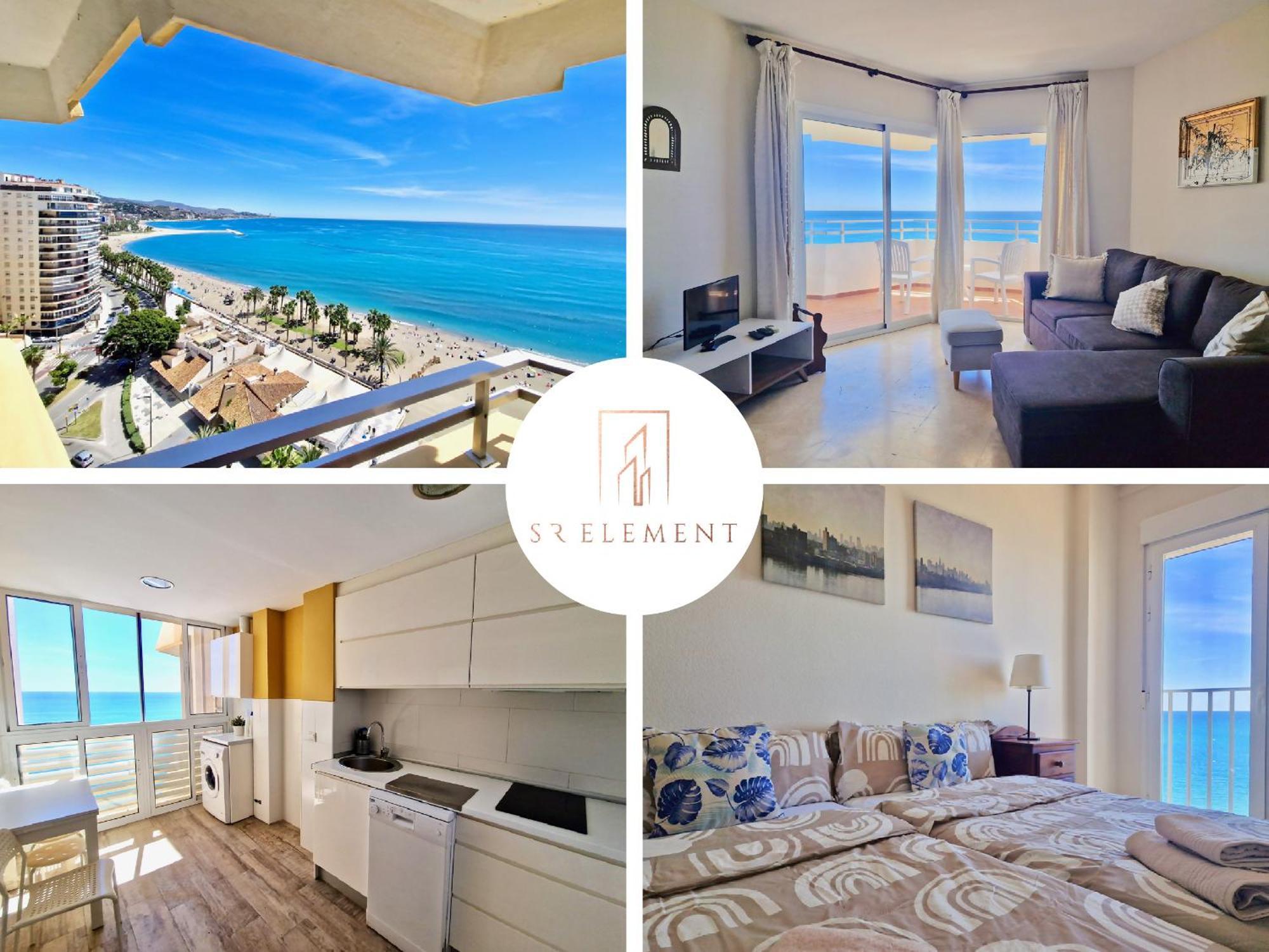 Sr Malagueta Beach Front Wonderful Sea View Malaga Exterior photo