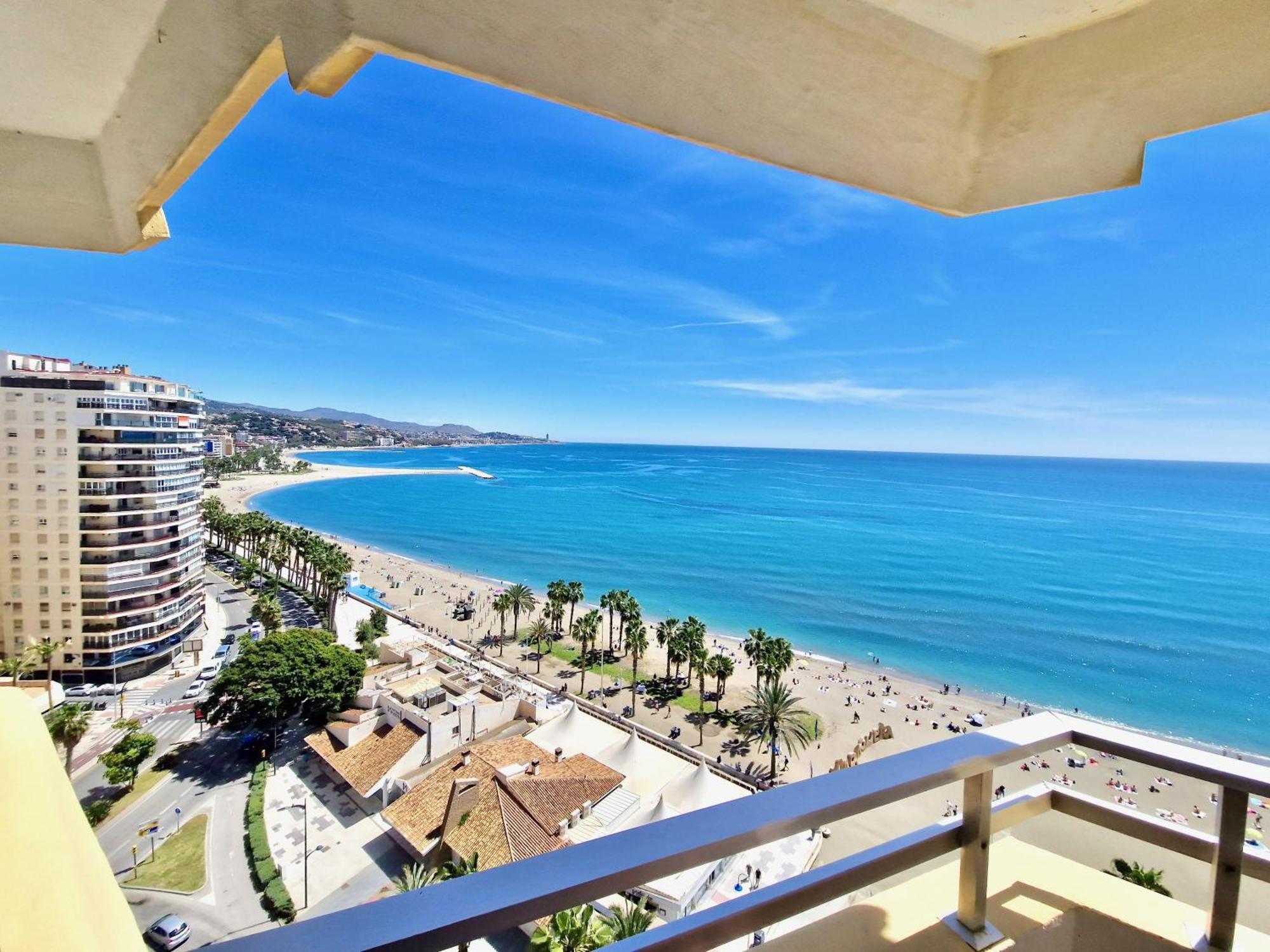 Sr Malagueta Beach Front Wonderful Sea View Malaga Exterior photo