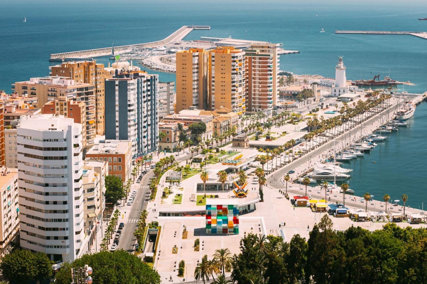 Sr Malagueta Beach Front Wonderful Sea View Malaga Exterior photo